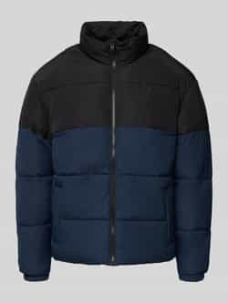 Jack & jones Gewatteerd jack met opstaande kraag model 'MAZE'