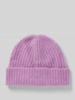 MOS MOSH Beanie met labelstitching model 'Lora'
