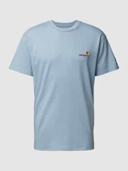 Carhartt Work In Progress T-shirt met labelstitching model 'American Script'