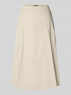 S.Oliver BLACK LABEL Uitlopende midirok met bandplooien