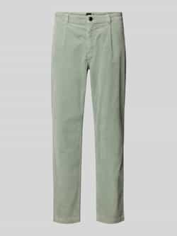 Boss Orange Tapered corduroy broek van katoenmix model
