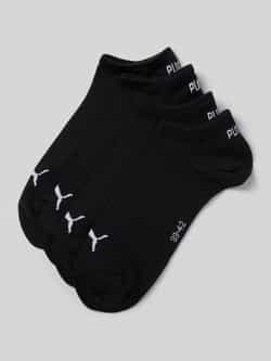 Puma Sneakersokken met labeldetail in een set van 4 paar
