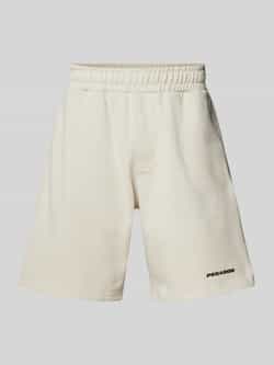 Pegador Regular fit sweatshorts met labelprint