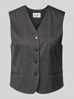MARC O POLO Gilet met krijtstrepen