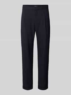 MCNEAL Tapered fit stoffen broek met achterzakken