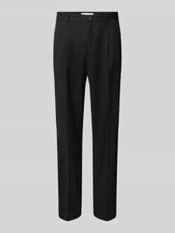 Les Deux Stoffen broek met bandplooien model 'Randall'