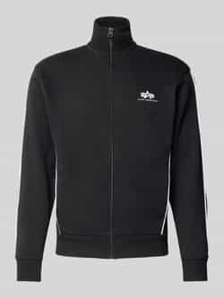 alpha industries Sweatjack met logo met opstaande kraag