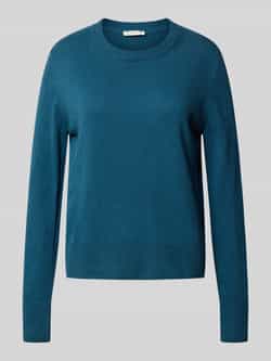 Tom Tailor Regular fit gebreide pullover van een mix van katoen en kasjmier