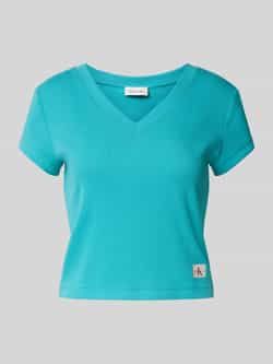 Calvin Klein Jeans T-shirt met labeldetail