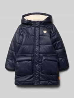 Steiff Regular fit gewatteerd jack met logostitching