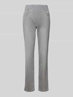 Raphaela By Brax Slim fit jeans met elastische band model 'Pamina Fun'