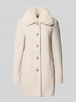Vero Moda Regular fit lange jas met kraag van imitatiebont model 'AUTUMN'