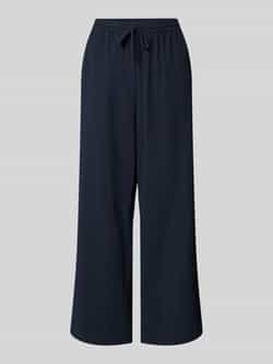 Soyaconcept Wide leg stoffen broek met structuurmotief model 'CISSIE'