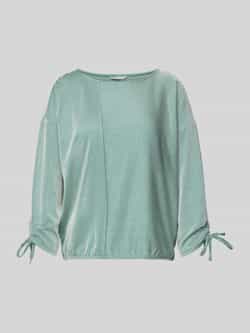 Tom Tailor Denim Loose fit shirt met 7 8 mouwen en streepmotief