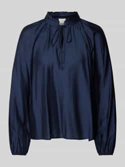 Ichi Blouseshirt met druppelvormige hals model 'KARLANI'