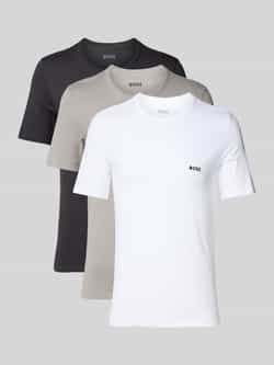 Boss Regular fit T-shirt van puur katoen