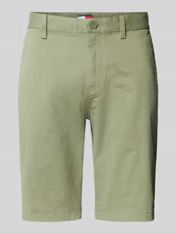 Tommy Jeans Slim fit korte chino van katoenmix model 'SCANTON'
