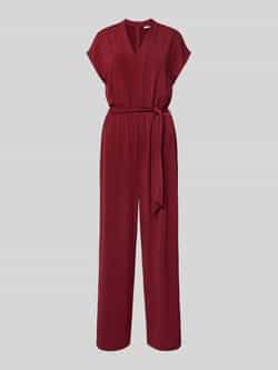S.Oliver BLACK LABEL Jumpsuit met strikceintuur