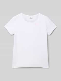 s.Oliver RED LABEL Loose fit T-shirt met print aan de voorkant