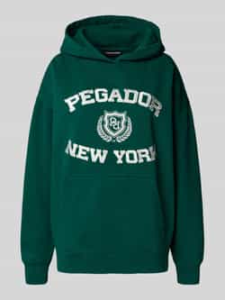 Pegador Oversized hoodie met logostitching model 'Frieda'