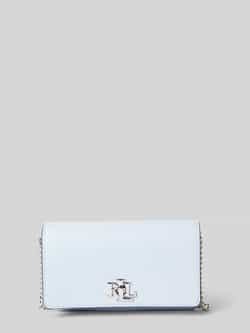 Lauren Ralph Lauren Schoudertas van runderleer met labelapplicatie