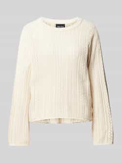 Pieces Comfort fit gebreide pullover van puur katoen model 'NUKA'
