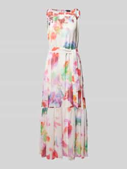MORE & MORE Maxi-jurk met ronde hals
