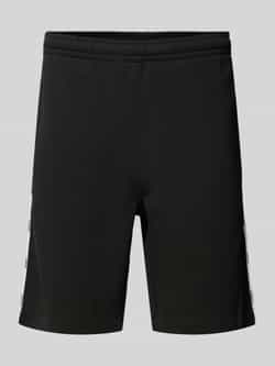Lacoste Regular fit sweatshorts met galonstrepen