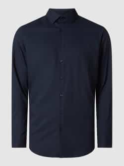 Jake*s Regular fit zakelijk overhemd met stretch
