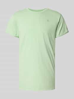 G-Star Raw T-shirt met labeldetail en ronde hals