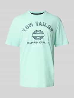 Tom Tailor Regular fit T-shirt van puur katoen