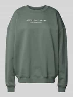 AIMN Sweatshirt met kapmouwen