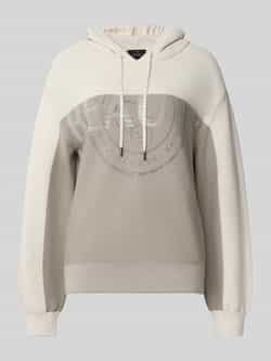 Monari Hoodie met strass-steentjes