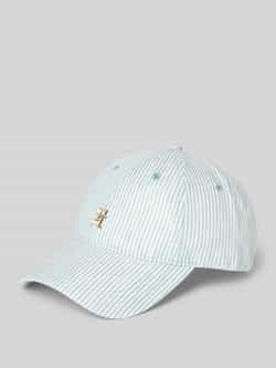 Tommy Hilfiger Baseballpet van zuiver linnen met logo-applicatie