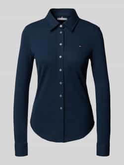 Tommy Hilfiger Slim fit overhemdblouse in design met lange mouwen model '1985'