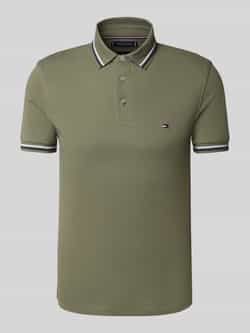 Tommy Hilfiger Regular fit poloshirt van katoenmix