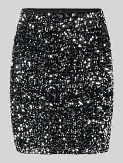 Vero Moda Licht uitlopende minirok met pailletten model 'BELLA'