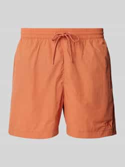 Calvin Klein Underwear Regular fit zwembroek met labelstitching model 'DRAWSTRING'
