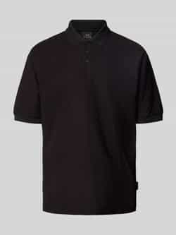 Armani Exchange Regular fit poloshirt met knoopsluiting