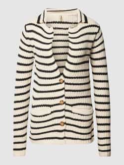 Soyaconcept Gebreide cardigan met streepmotief model 'Remone'