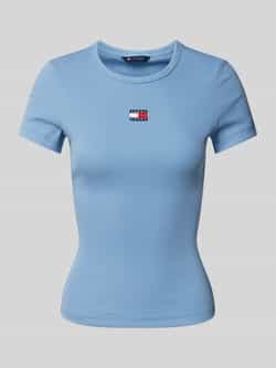 Tommy Jeans T-shirt met labelstitching