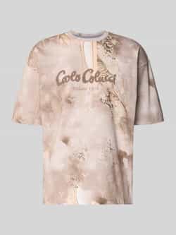 Carlo colucci Oversized T-shirt met labelprint