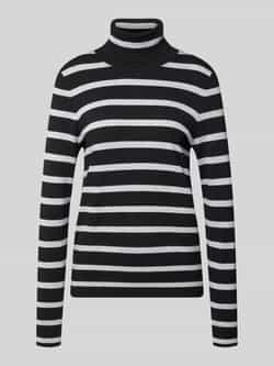 Christian Berg Woman Gebreide pullover met geribde col