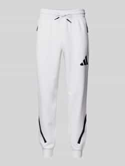 Adidas Teamwork Geïnspireerde Witte Sportieve Broek White Heren