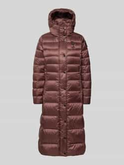 Blauer Usa Gewatteerde lange jas met capuchon model 'ANITA'
