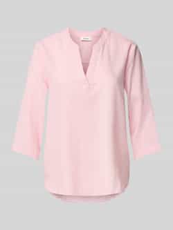 S.Oliver RED LABEL Regular fit blousetop van mix van linnen en viscose
