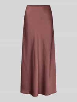NEO NOIR Midirok van satijn met elastische band model 'URA'