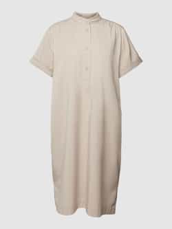 Jake*s Casual Knielange jurk met korte knoopsluiting