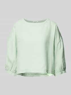 Christian Berg Woman Relaxed fit linnen blouse met 3 4-mouwen