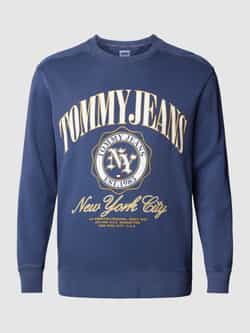 Tommy Jeans Plus SIZE sweatshirt met labelprint model 'BOXY'